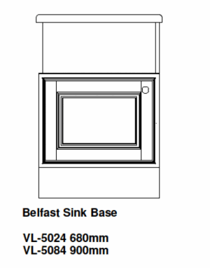 BELFAST KITCHEN SINK BASE